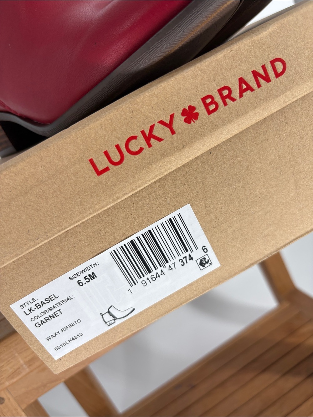 New Lucky Brand LK-BASEL  Leather Ankle Booties SIZE 6.5 - Picture 7 of 7
